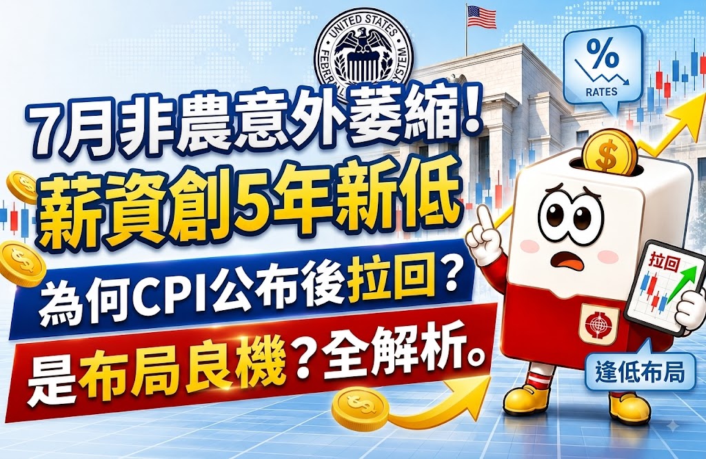 7月非農意外萎縮!薪資創5年新低,為何CPI公布後拉回是布局良機? | 康和綜合證券 Concord Securities Co., Ltd.